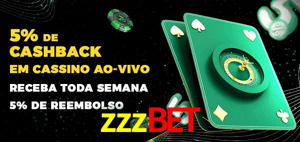 Promoções do cassino ao Vivo zzzbet